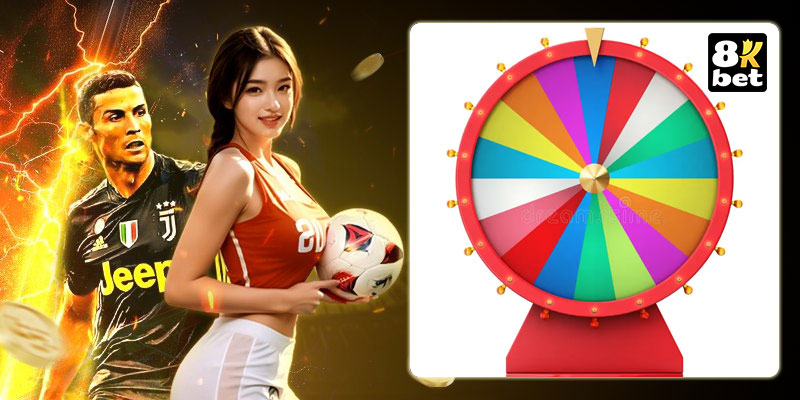 Phần thưởng siêu hot ở vòng quay may mắn tại 8Kbet
